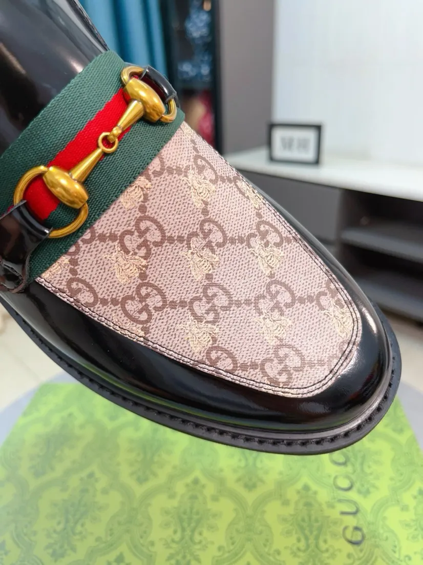 Men's men's shoes💰560🌹🌹Niuli [GUCCI] Formal men's leather shoes [strong][strong][strong] New model coming ~ original quality ☺The upper is imported from Italy with open edges, the leather is soft and delicate, and the wear-resistant and non-slip combination outsole is dignified and domineering, and the luxury charm is unobstructed! The natural and free nouveau riche leads the trend. Code number: 38-44